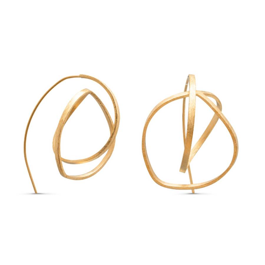 Orecchini Donna Joidart Embolic Ottone Oro JD-EMB-E04-BR