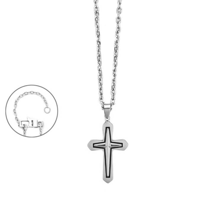 Collana Uomo 4US Cesare Paciotti Acciaio Croce 4UCL8668