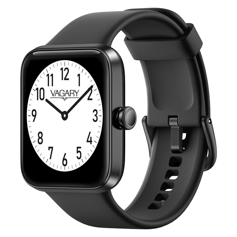 Orologio Uomo Vagary Smartwatch Acciaio Nero Gomma X02A-001VY