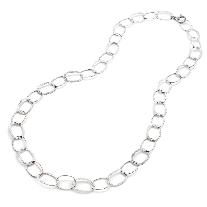 Collana Donna Giovanni Raspini Argento 925 Catena Ovale Grande 06618
