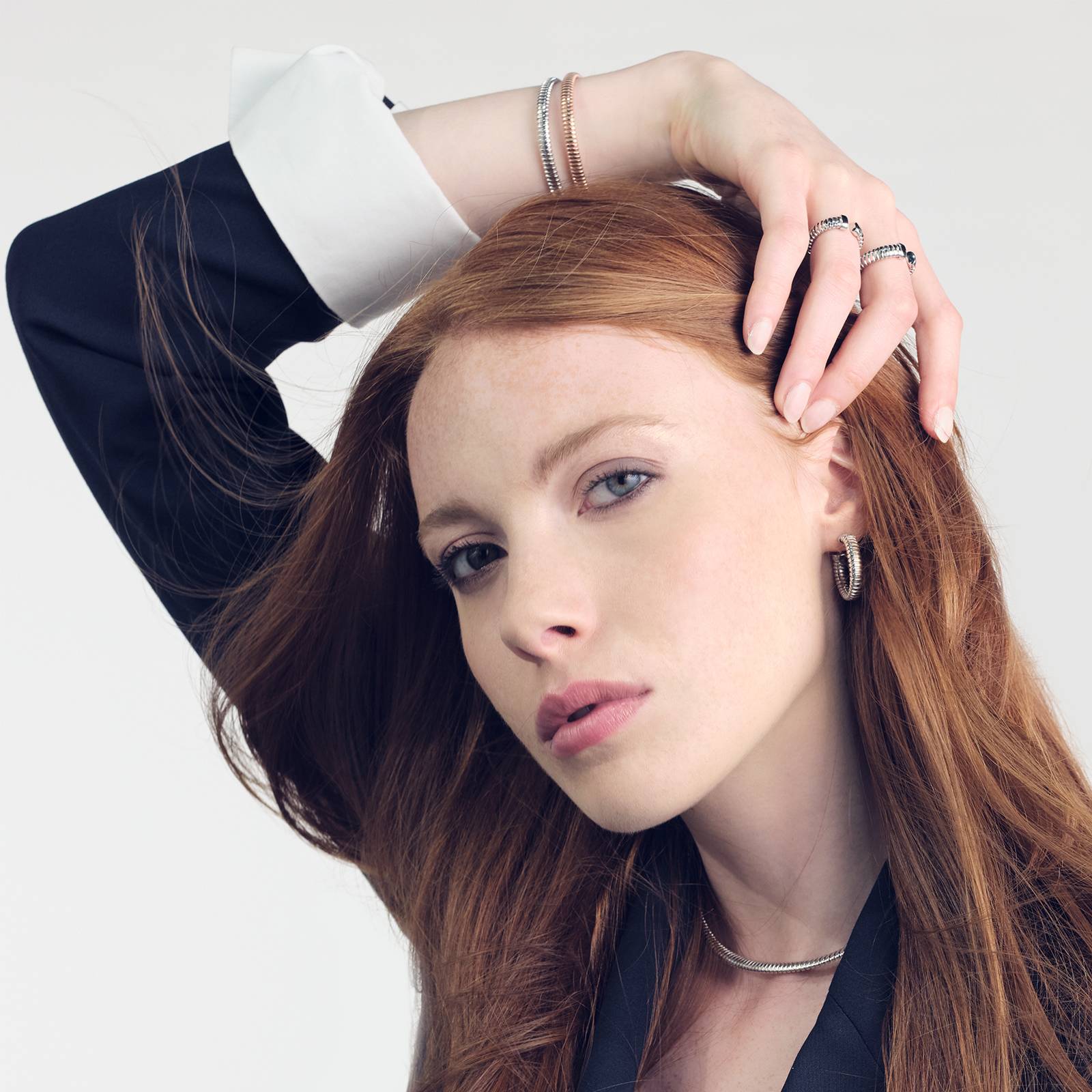 Collana Donna Unoaerre  in Argento 925  modello Rigido tubogas 564402