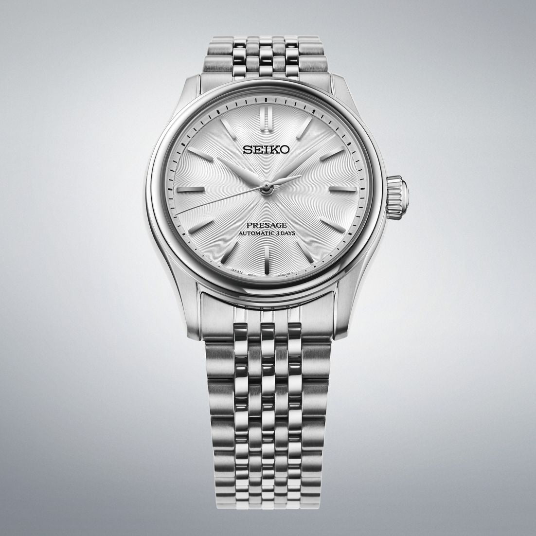 Orologio Uomo Seiko Presage Automatico Bianco Acciaio HCC001J1