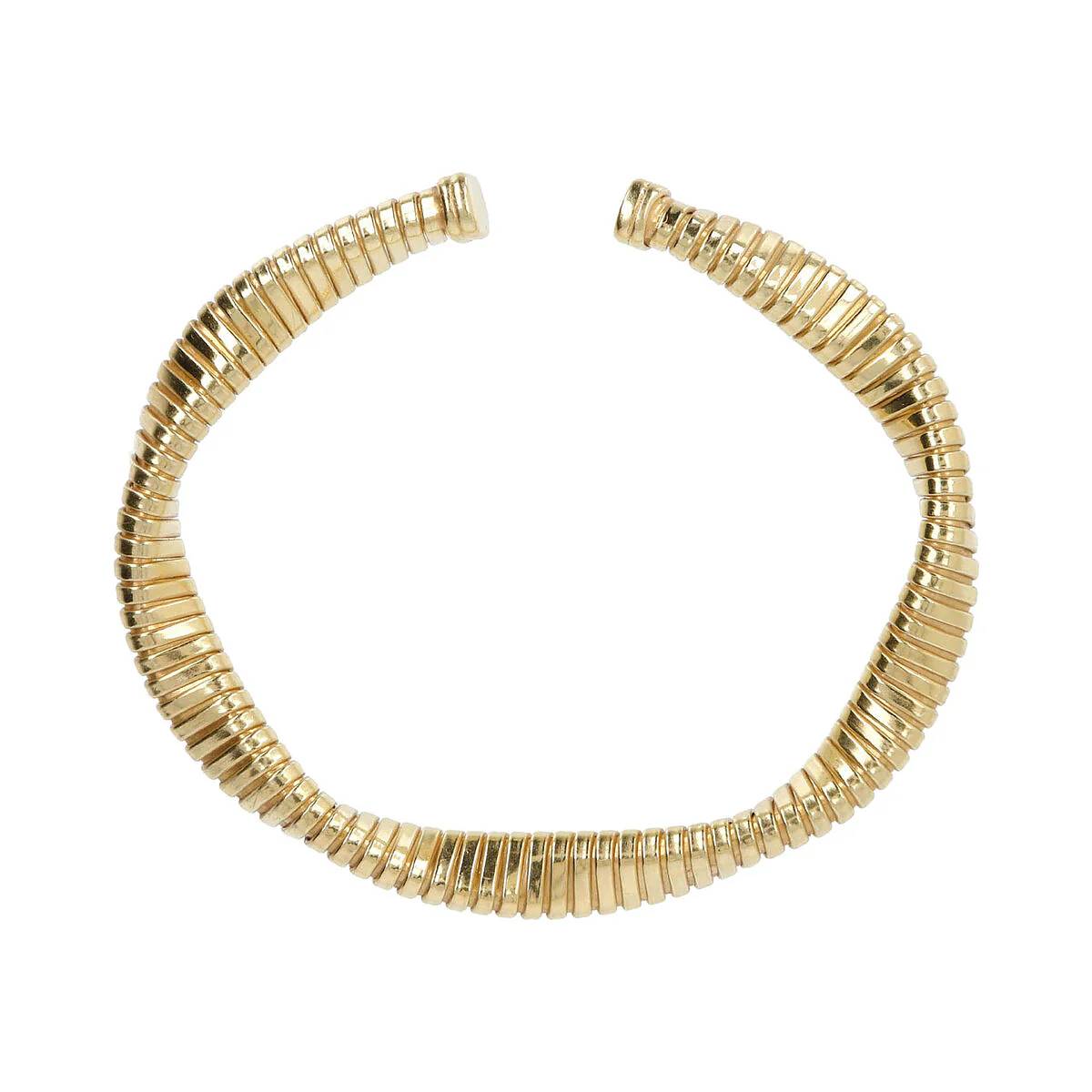 Bracciale Donna Etrusca Rigido Tubogas Bronzo Dorato WSET00766.YG