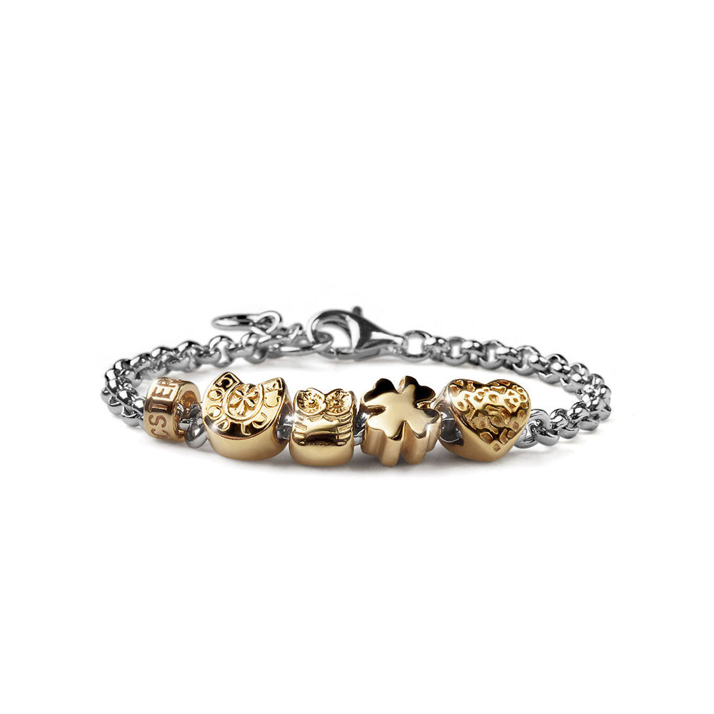 Bracciale Donna Maria Cristina Sterling Argento 925 Fortunello Quadrifoglio G2960