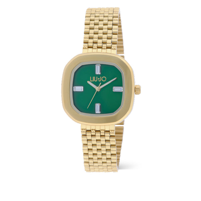 Orologio Donna Acciaio Liu Jo CHAINS ELISO Oro Verde TLJ2779