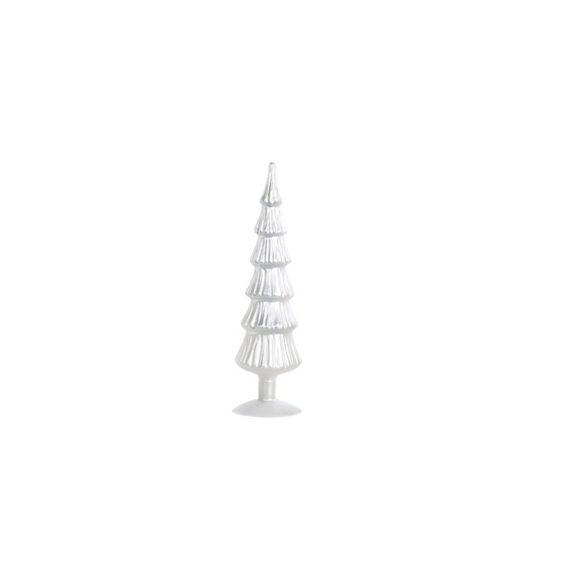 Goodwill Albero Natale Vetro Grigio Perla Opaco P 29281/2