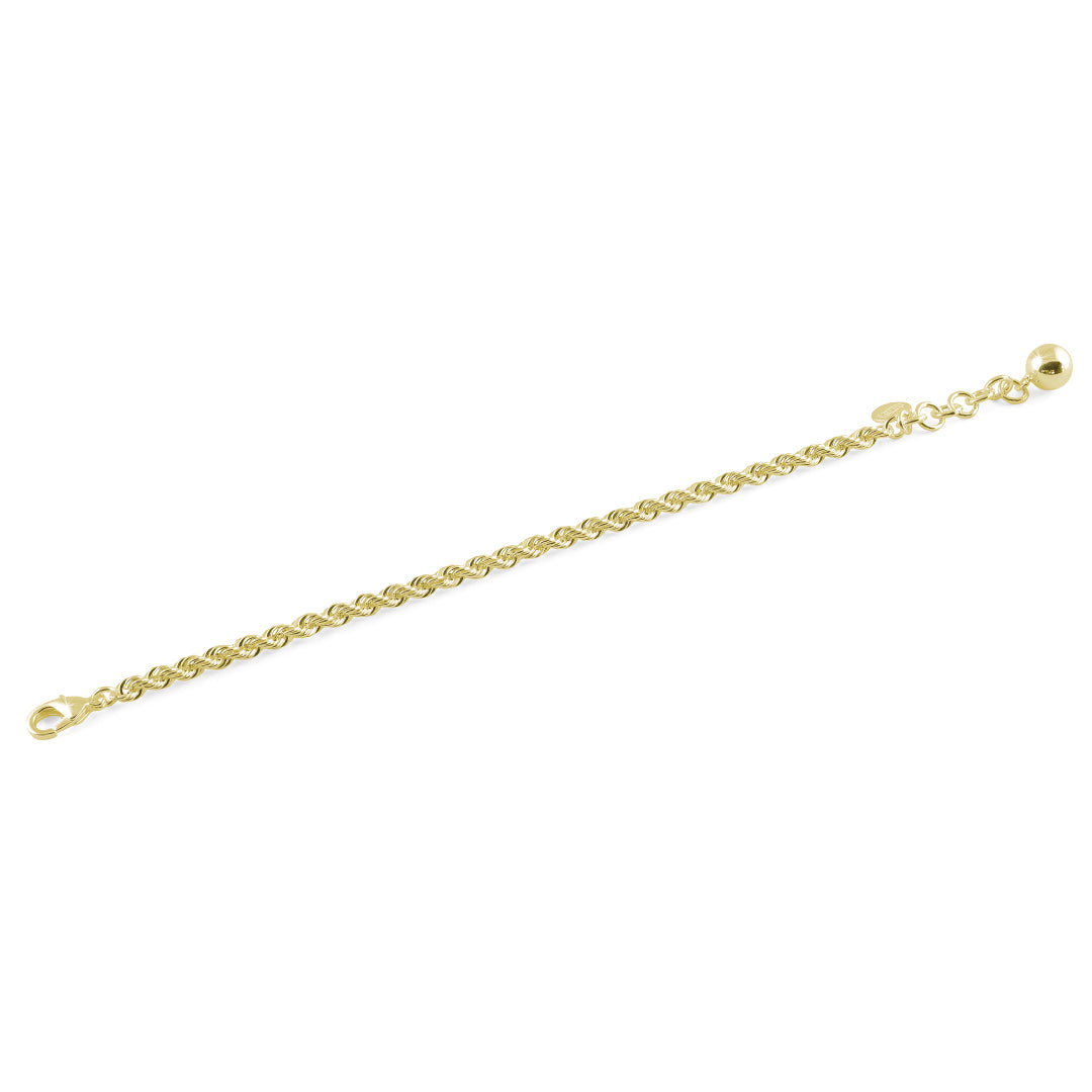 Bracciale Donna Unoaerre Bronzo Dorato Con Maglia Corda 483901