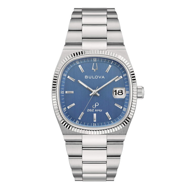 Orologio Uomo Bulova Super Seville Blu 262 kHz Data 96B440