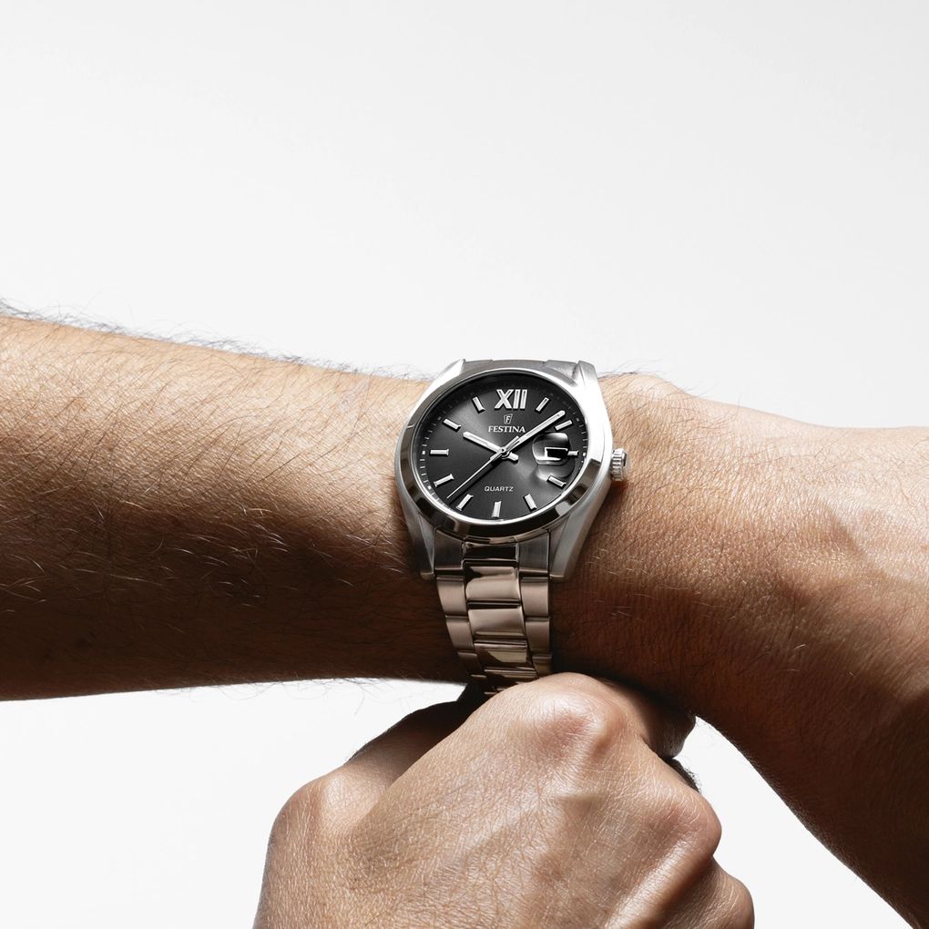 Orologio Uomo Festina Acciaio Quarzo Data Antracite F20707/6