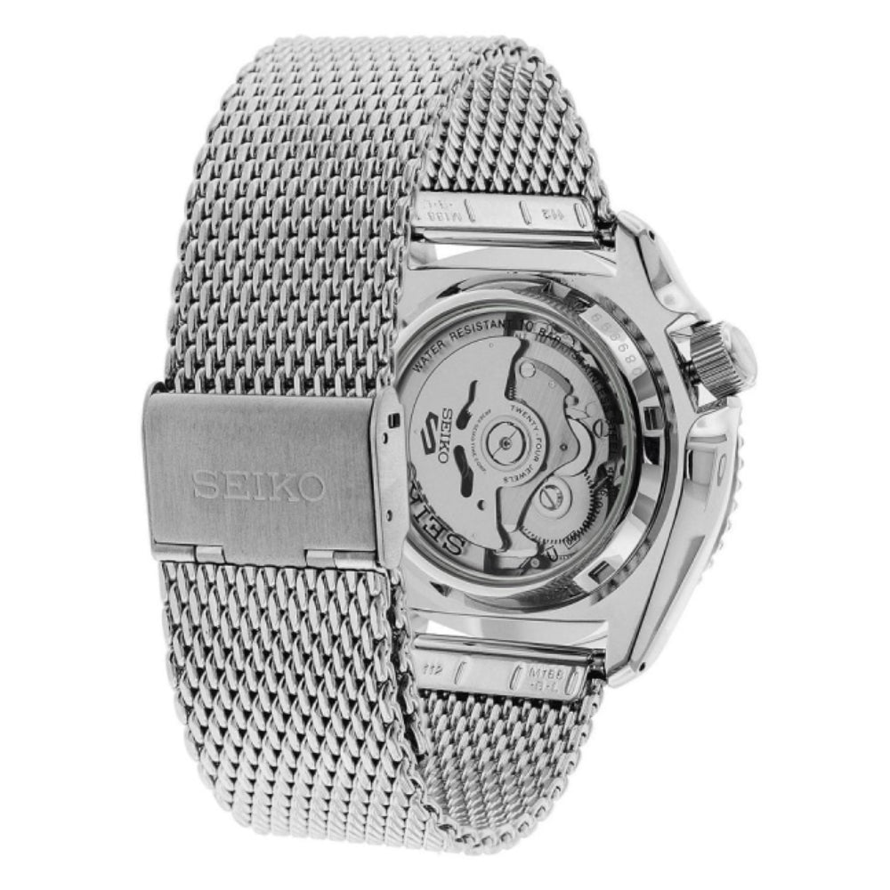 Orologio Uomo Acciaio SEIKO 5 Sport 43mm Automatico Doppia Data SRPD73K1