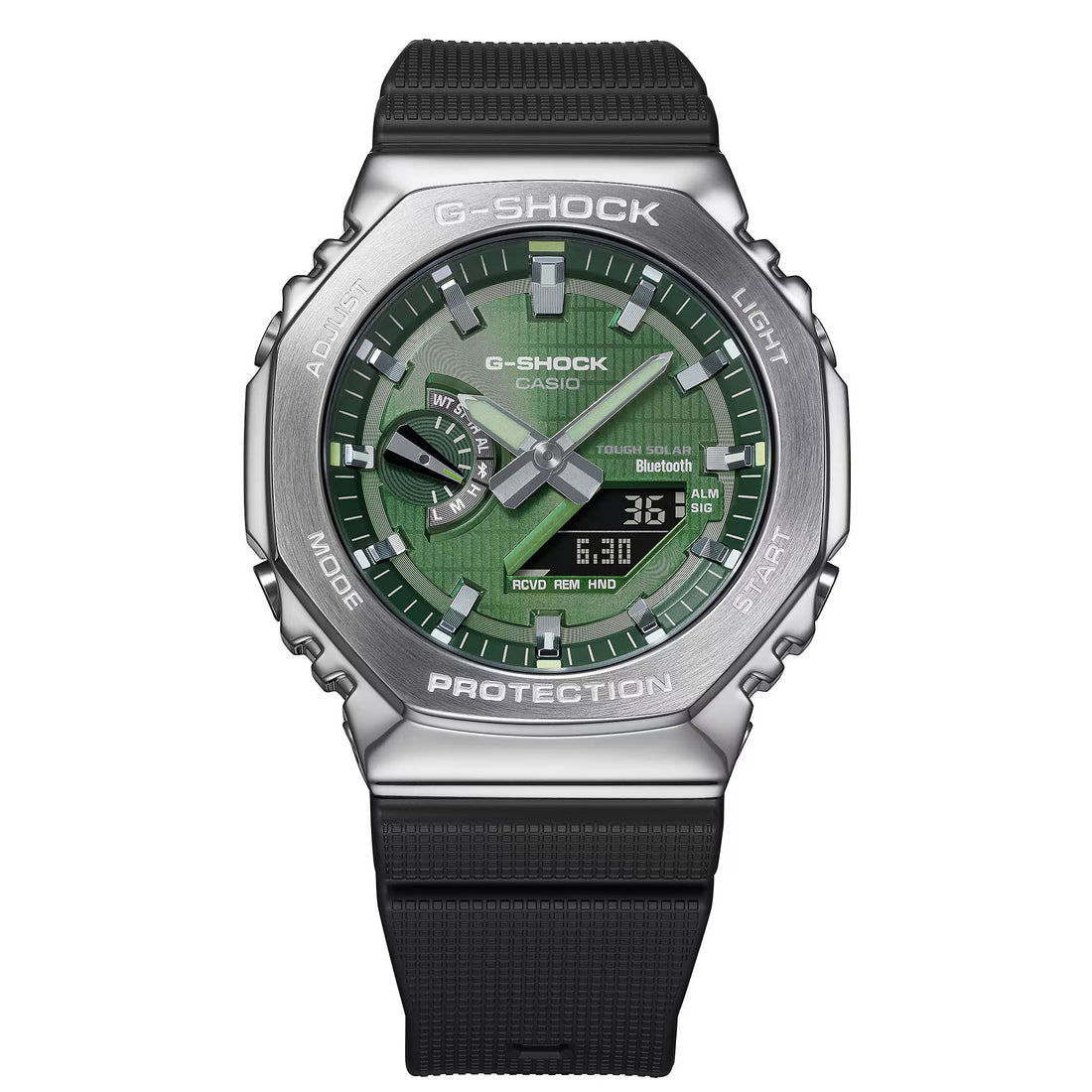 Orologio Uomo Casio G-SHOCK Acciaio Verde Nero GBM-2100A-1A3ER