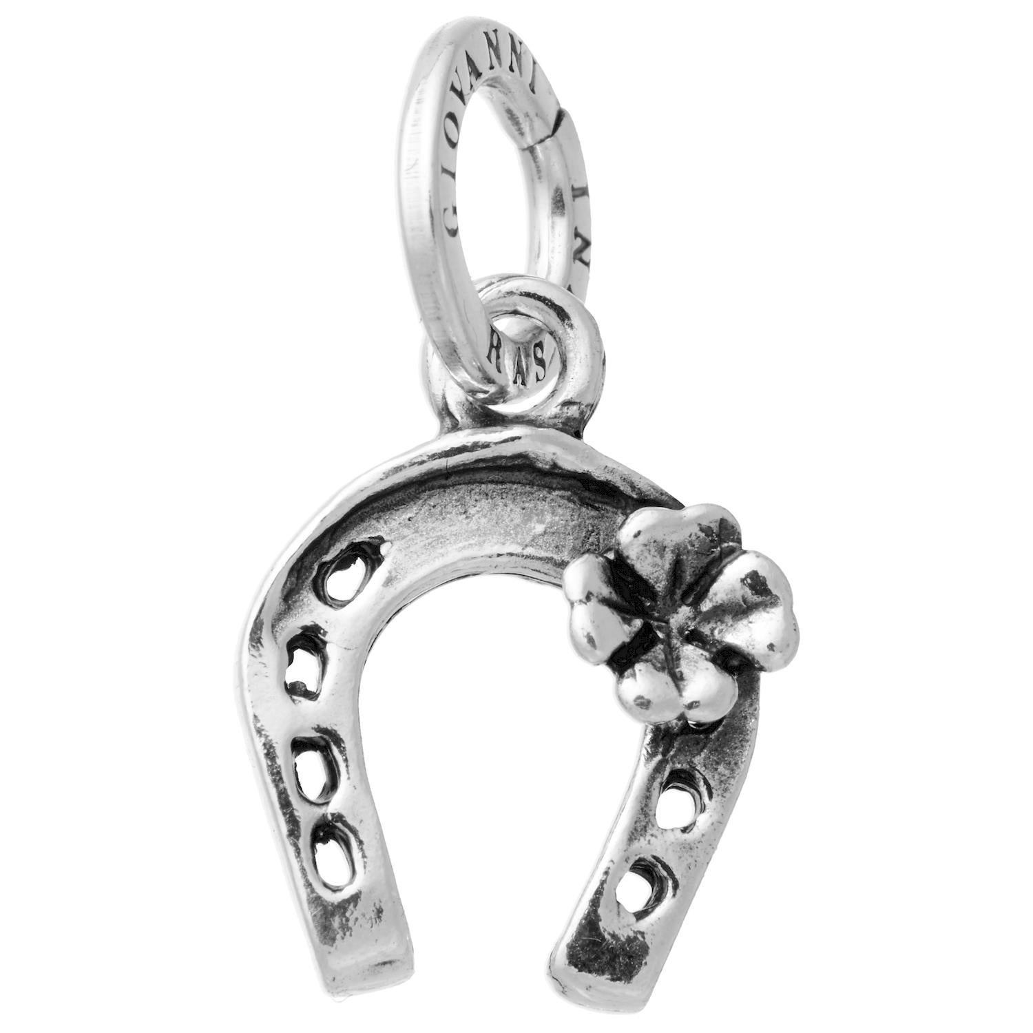 Charm Unisex Giovanni Raspini Argento 925 Ferro Di Cavallo Fatto A Mano 11079