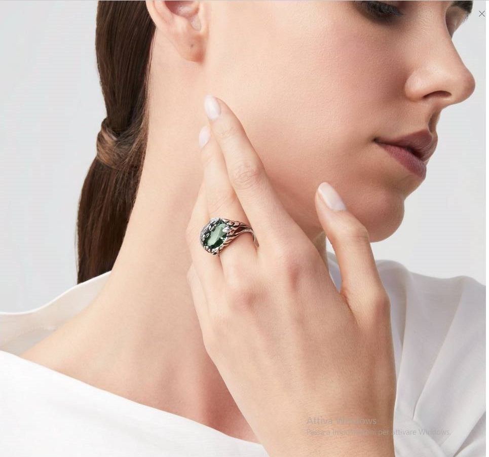 Anello Donna Giovanni Raspini Argento 925 Coccodrillo 12074/16