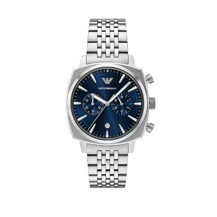 Orologio Uomo Emporio Armani Cronografo Data Quarzo Blu AR11688