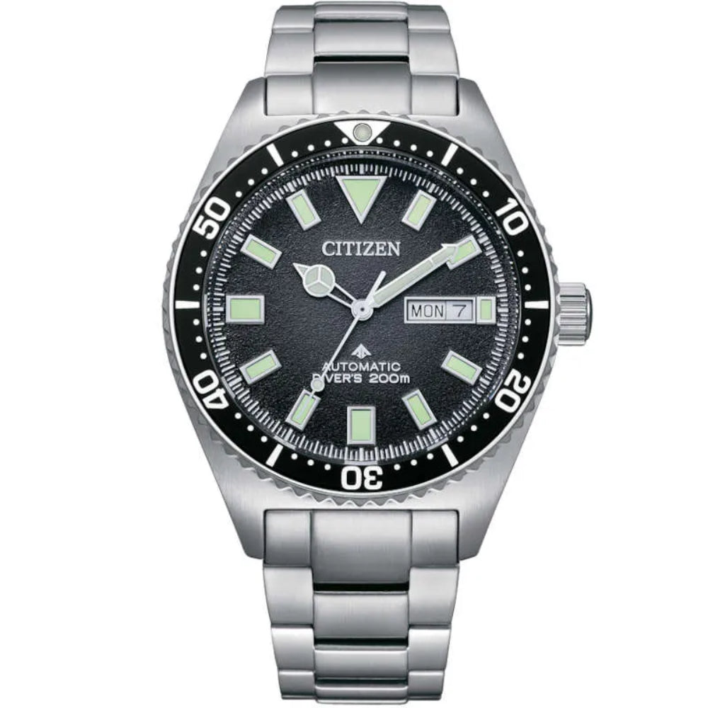 Orologio Uomo Citizen Promaster Automatico Nero Grenè Acciaio NY0120-52E