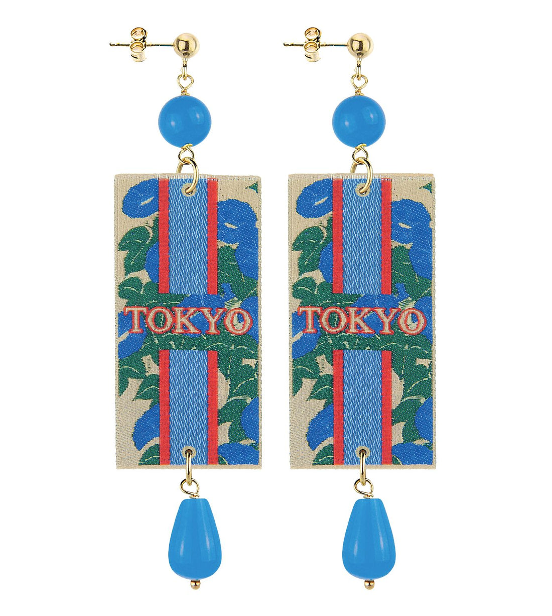 Orecchini Donna Lebole In Ottone Con Pietre Naturali Tokyo The Tag Collection OR.03