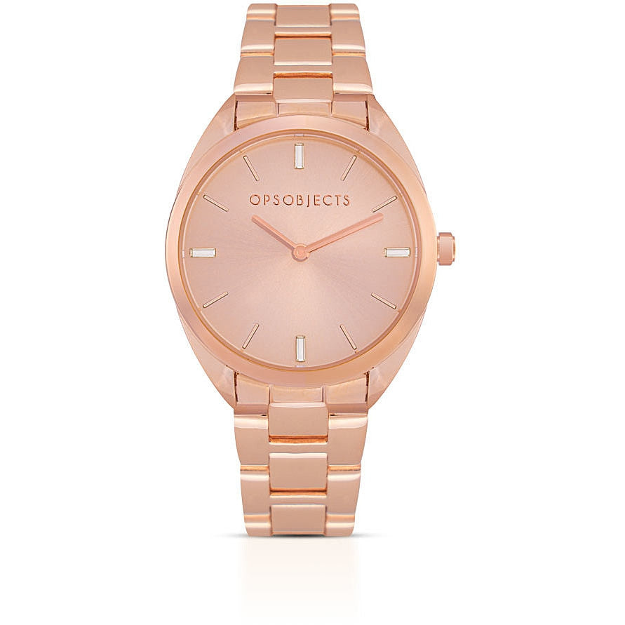 Orologio Donna Ops-Objects Acciaio Rosè Zirconi Bianchi OPSPW-818-3450
