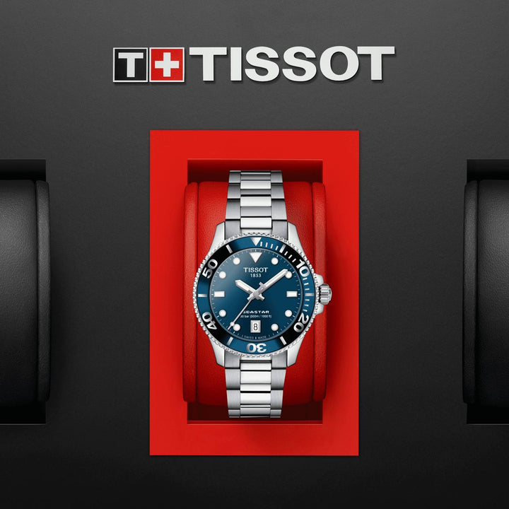 Orologio Tissot Donna Quarzo Blu Data T1202101104100