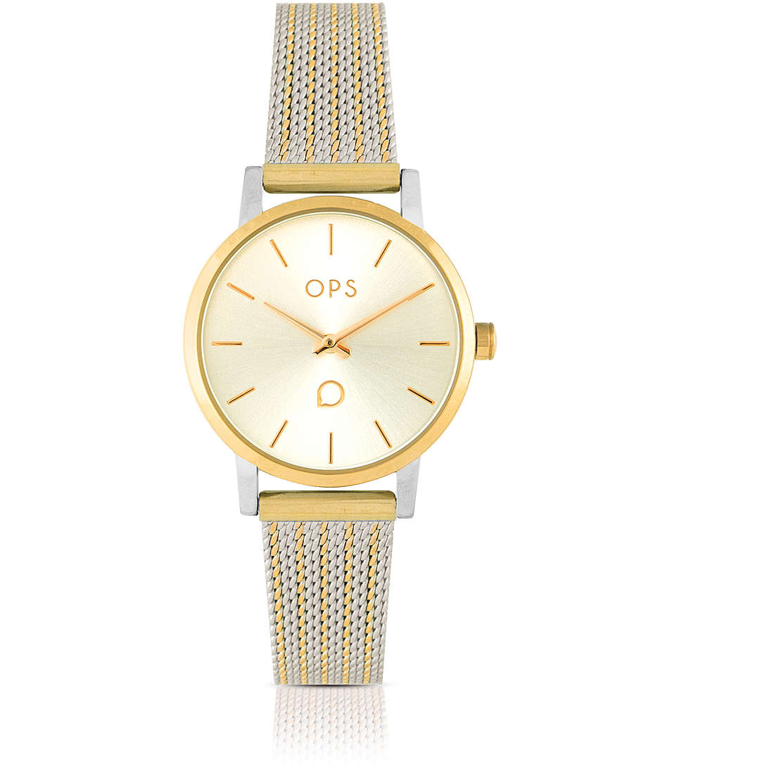 Orologio Donna OPS Acciaio Dorato Quarzo Solo Tempo OPSPW-879-3450