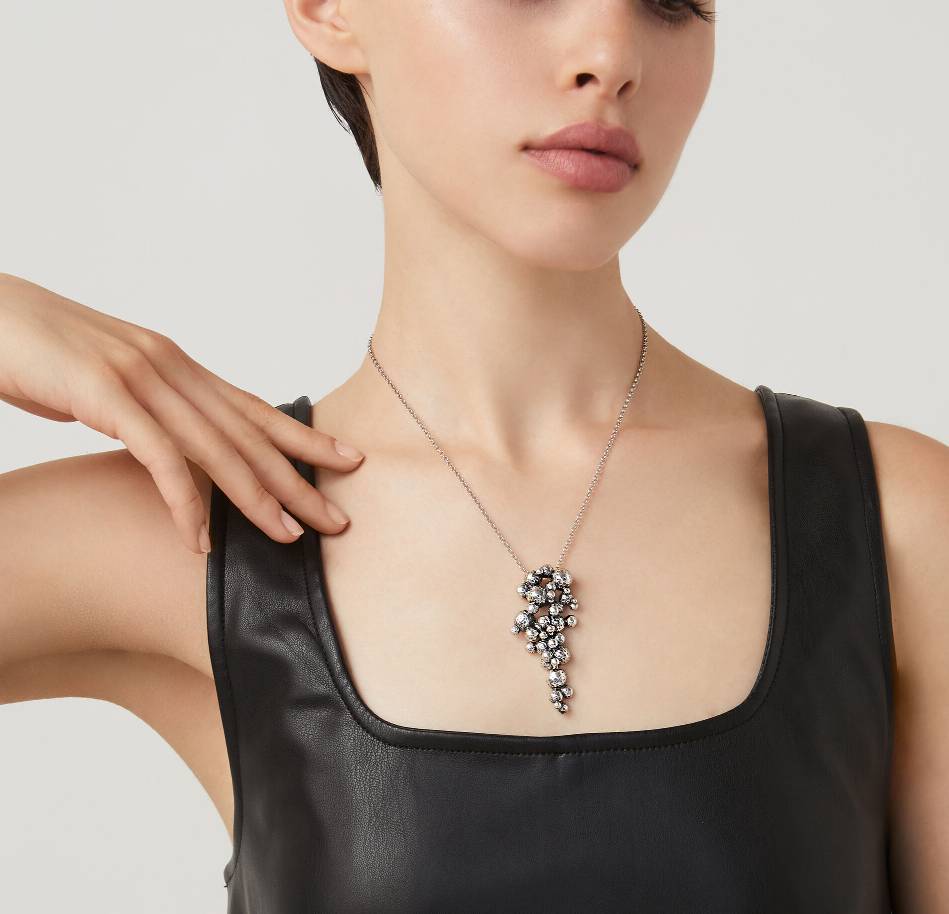 Collana Donna Giovanni Raspini Argento 925 Bubbles Pendente 11575