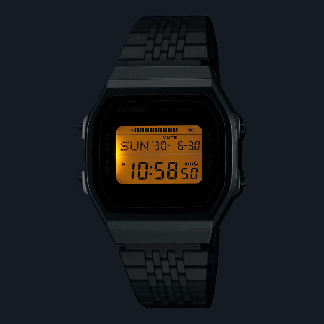 Orologio Unisex Casio Bluetooth Acciaio Dorato Giallo Lucido ABL-100WEG-9AEF