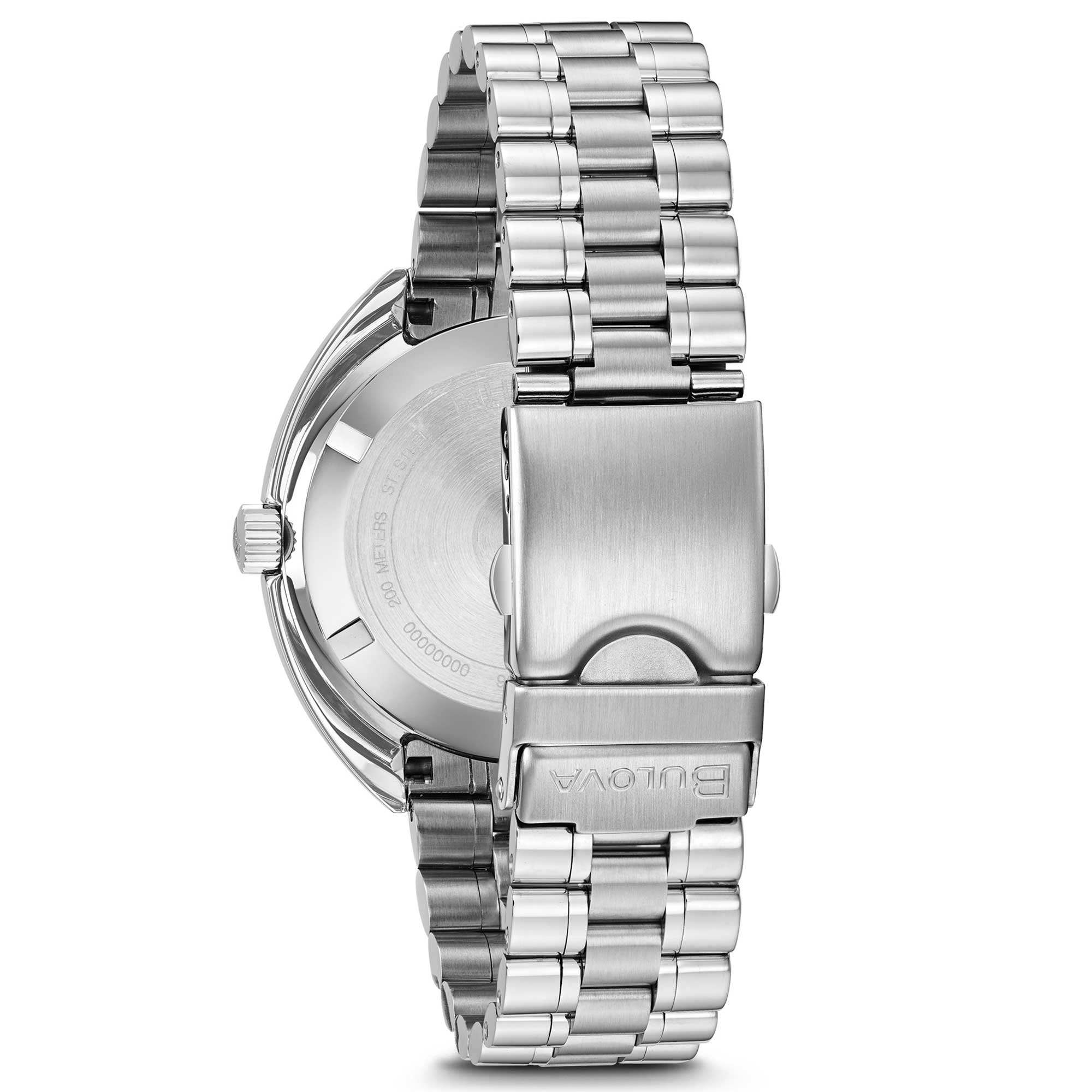 Orologio Uomo Bulova Automatico Oceangrapher Acciaio Snorkel Verde Nero 96B322