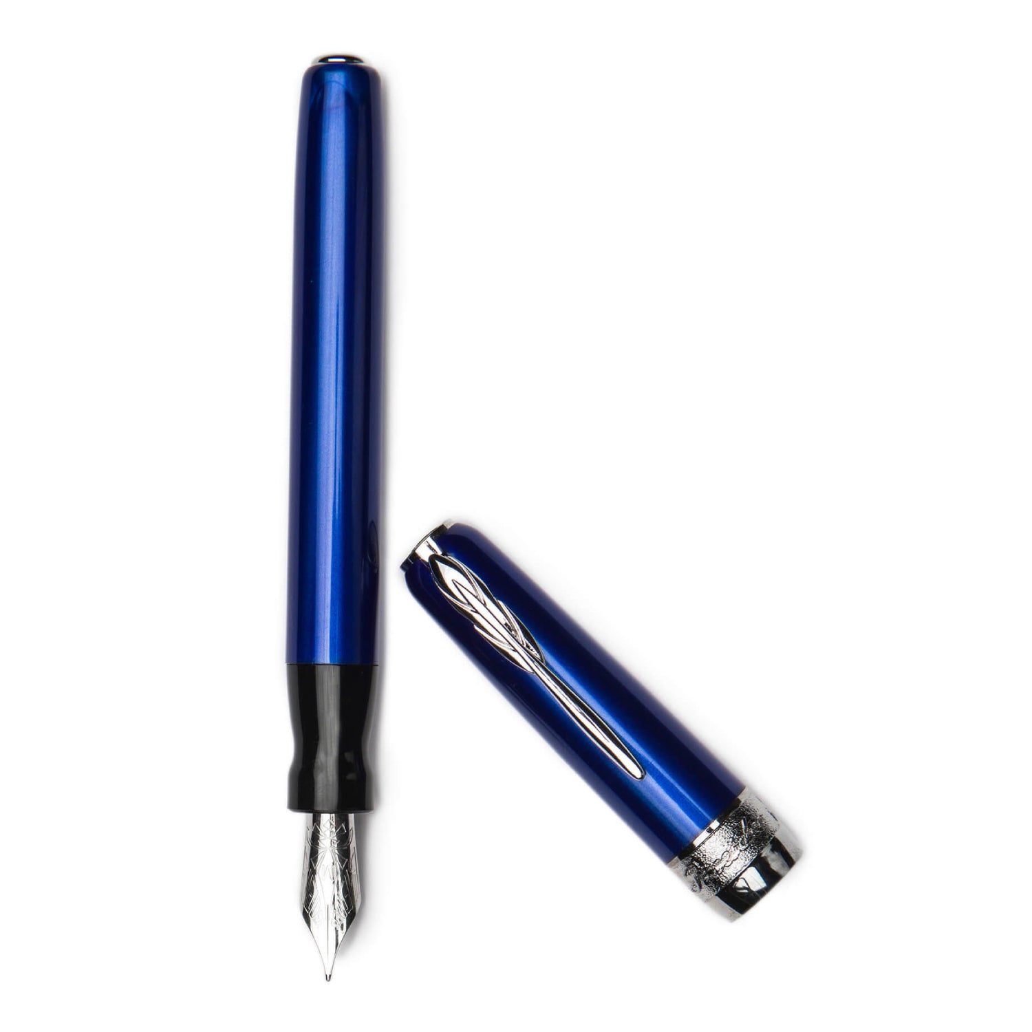 Penna Uomo Pineider Stilografica Full Metal Jacket Lighting Blu SFAE0PP3101446