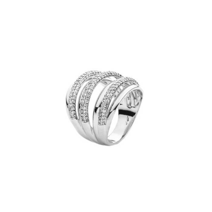 Anello Donna 4US Cesare Paciotti Ottone Bianco 4UAN8557W/L