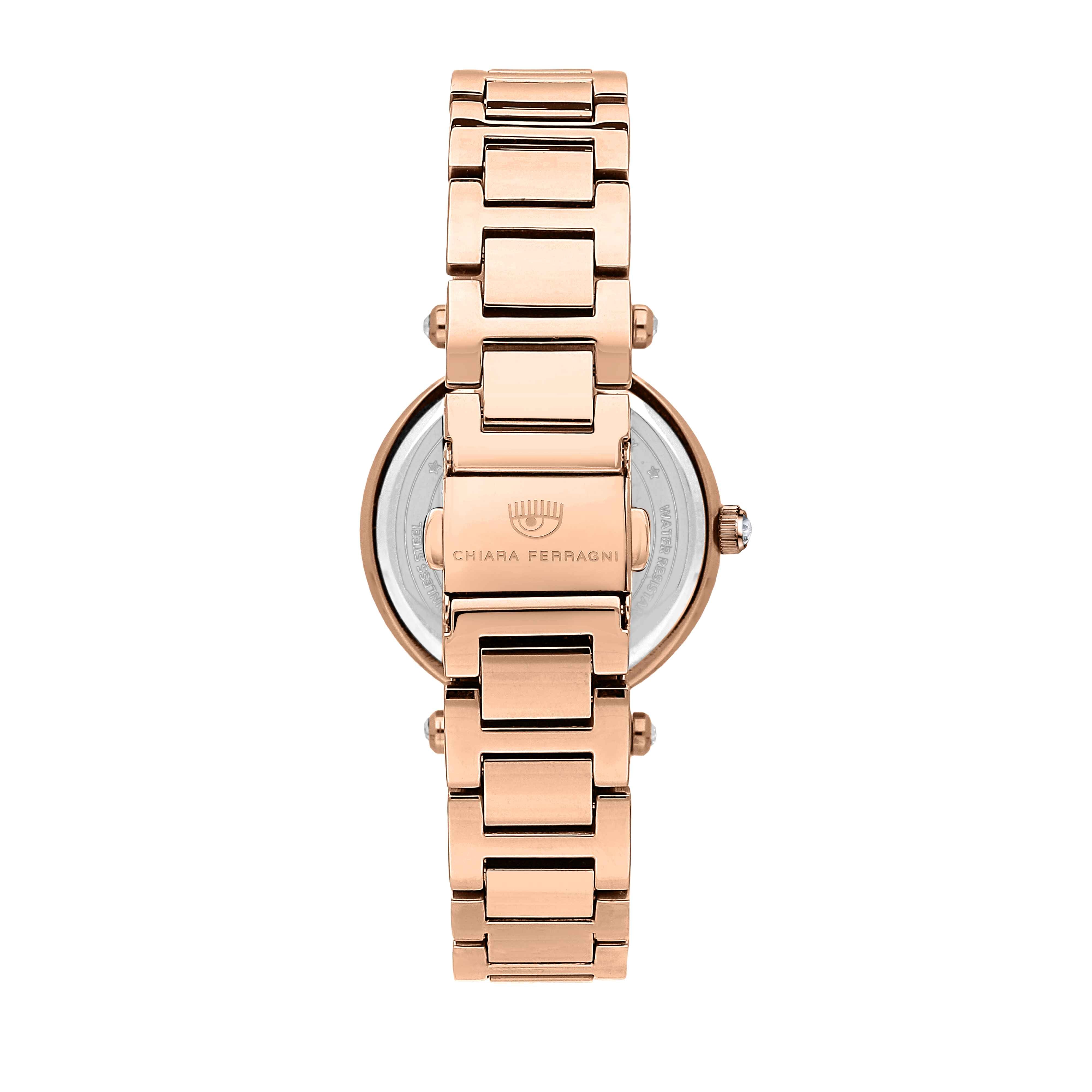 Orologio Donna Chiara Ferragni Quarzo Solo Tempo Acciaio Rosè