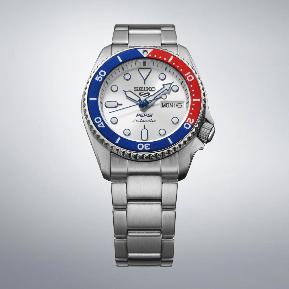 Orologio Uomo Seiko 5 Pepsi Edizione Limitata Acciaio SRPL99K1
