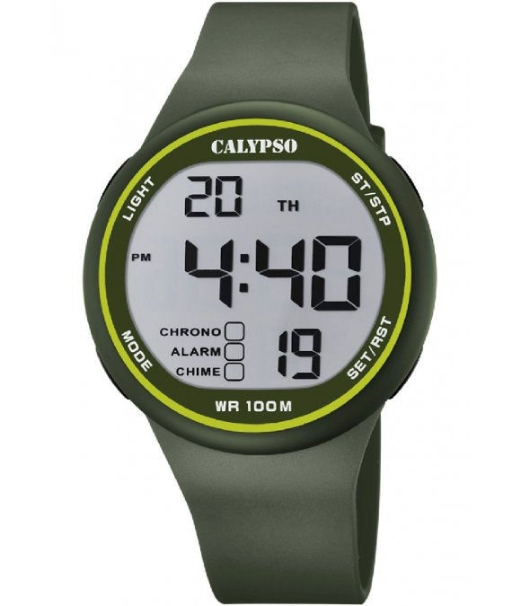 Orologio digitale Calypso Cinturino Gomma cassa in Plastica K5795/5