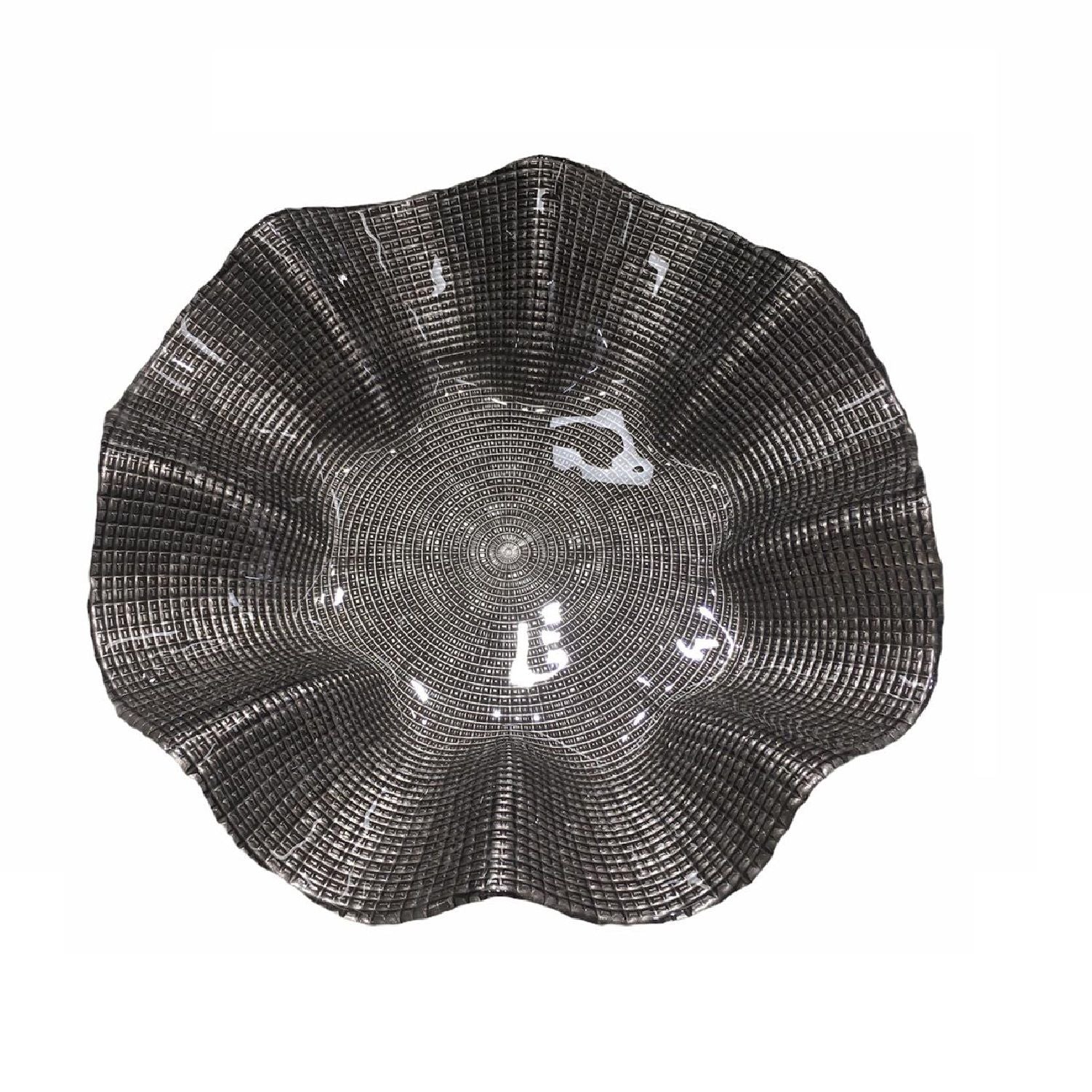 Centrotavola cristallo Onlylux Mosaico Pirite cm 34 OL02502