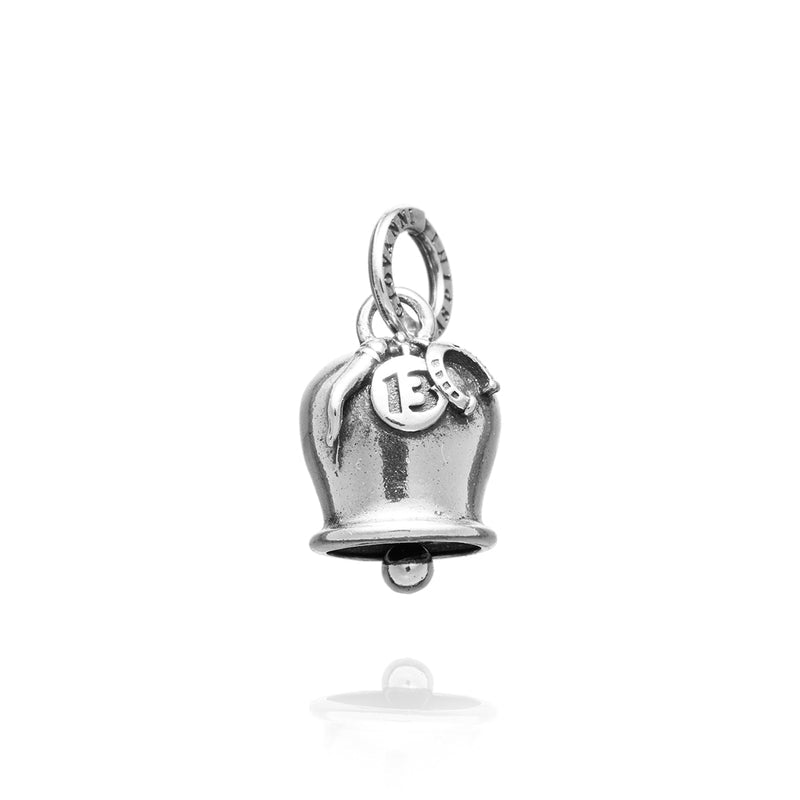 Charm Donna Giovanni Raspini Argento 925 Campanello Scaramantico Fatto A Mano 11192