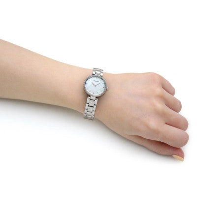 Orologio Donna Bulova Quarzo Solo Tempo Classic Madreperla Acciaio Diamanti 96S159