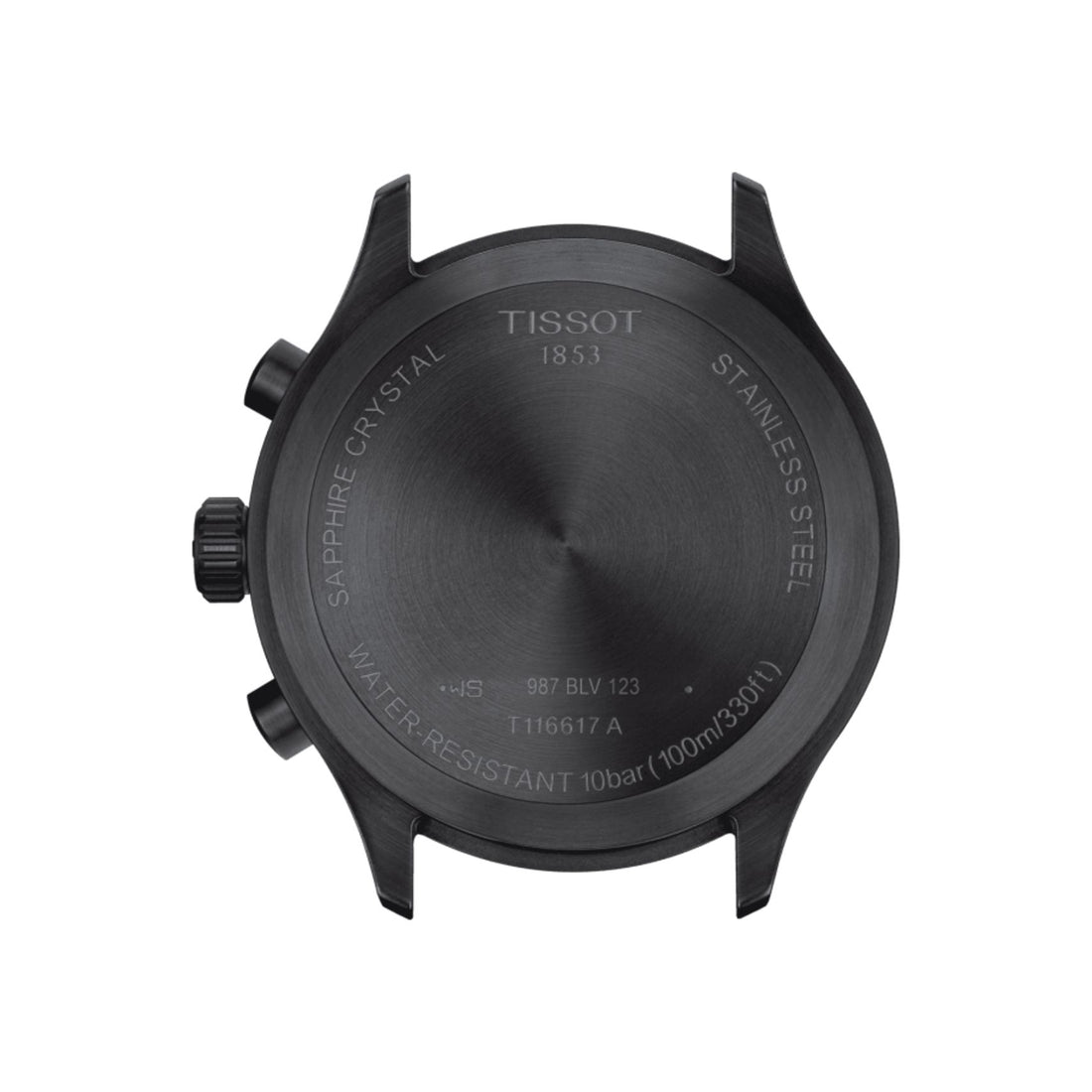 Orologio Uomo Tissot Quarzo Cronografo Acciaio Nero Pelle T1166173605203