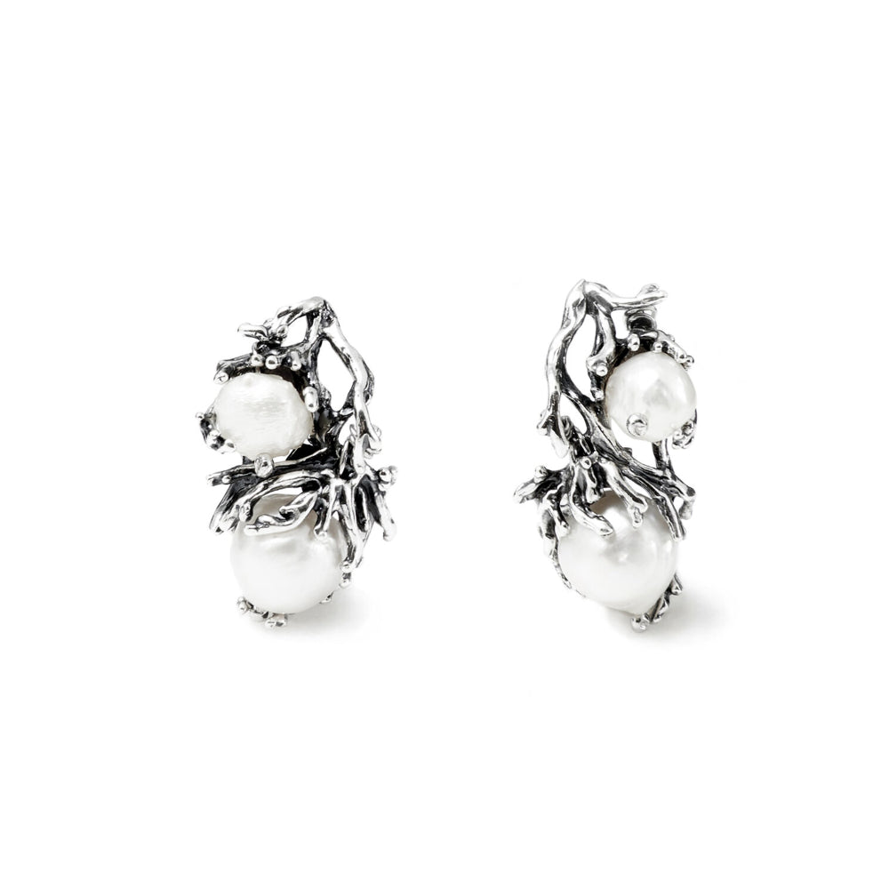 Orecchini Donna Giovanni Raspini Argento 925 Perle Mari Del Sud 10232