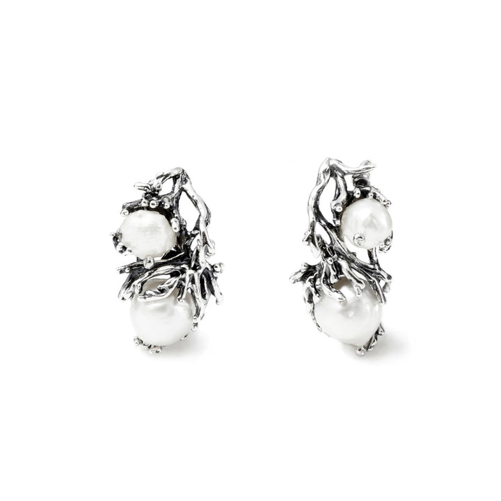 Orecchini Donna Giovanni Raspini Argento 925 Perle Mari Del Sud 10232