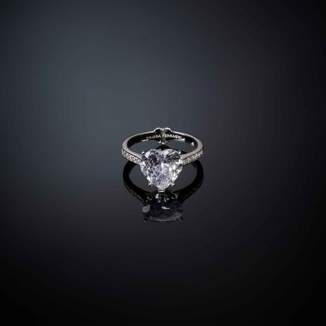 Anello Donna Chiara Ferragni Cuore Zirconi Acciaio J19AVF01014