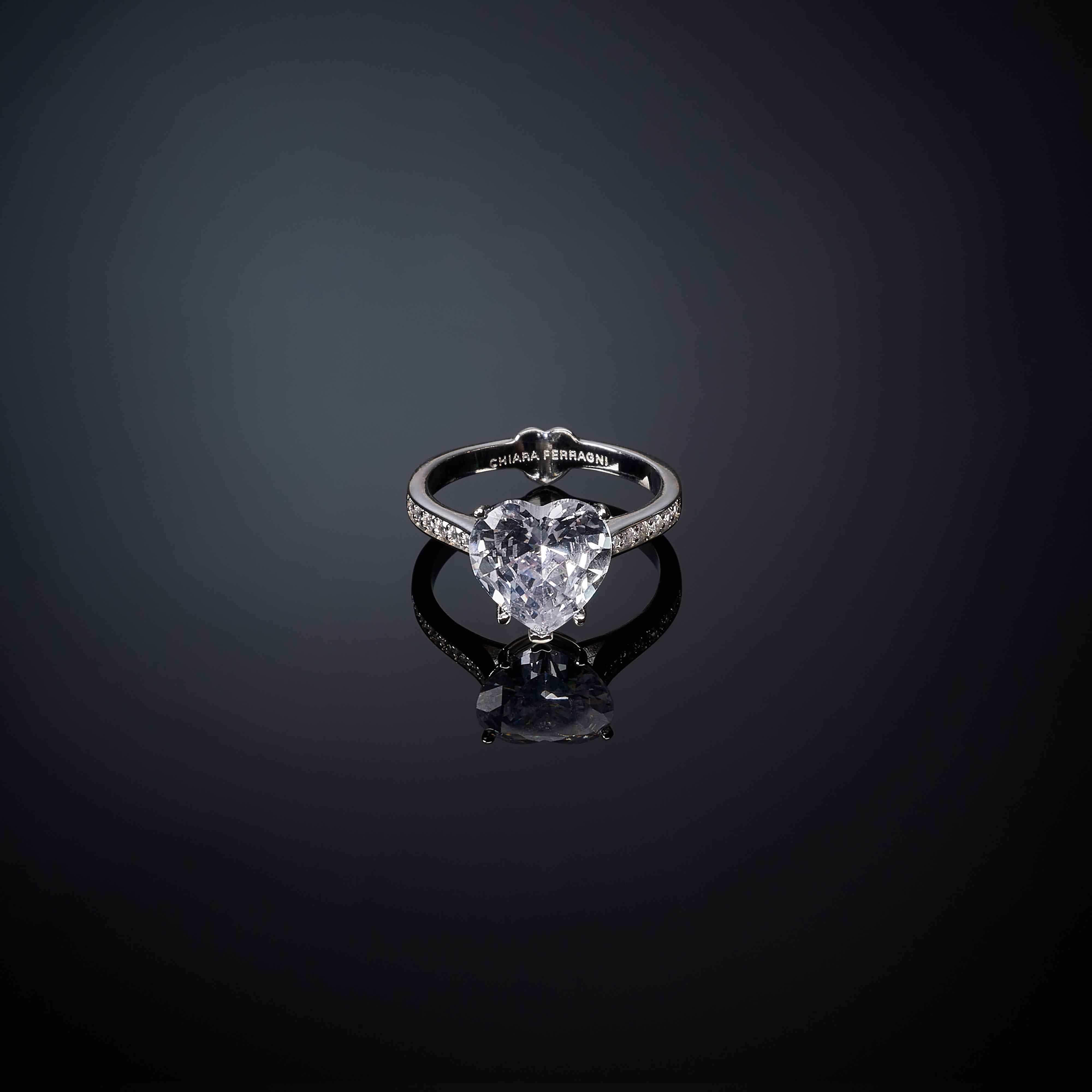 Anello Donna Chiara Ferragni Cuore Zirconi Acciaio J19AVF01018