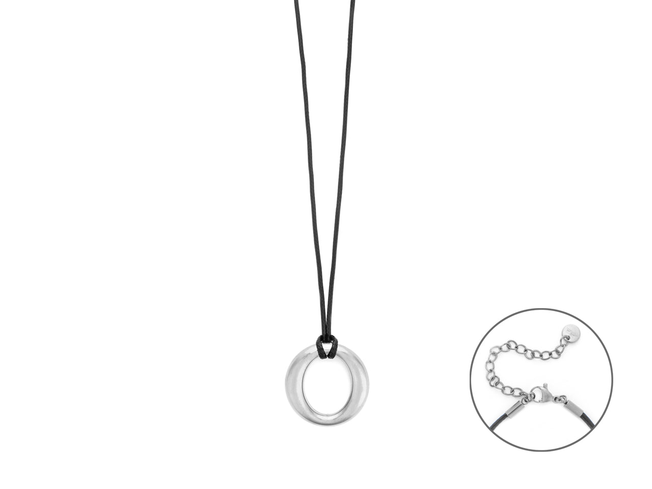 Collana Donna 4US Cesare Paciotti Acciaio Cordino 4UCL8080W