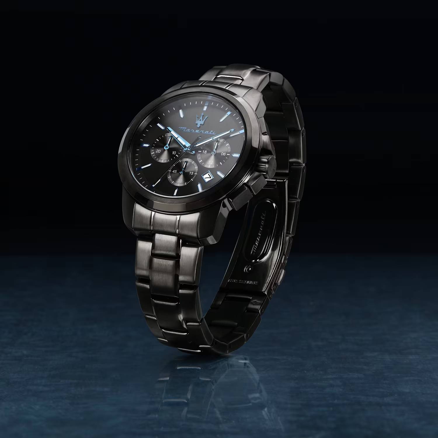 Orologio Uomo Maserati Dark Edition Acciaio Quarzo Nero Data R8873654004