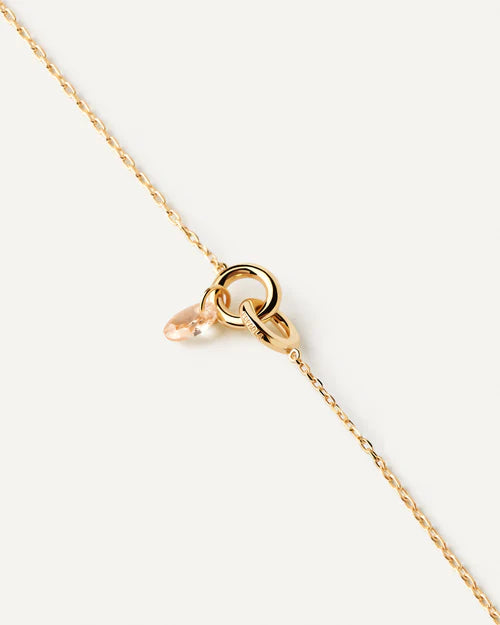 Bracciale Donna PDPaola Argento Dorato 925 Zircone Rosa Pesca PU01-776-U