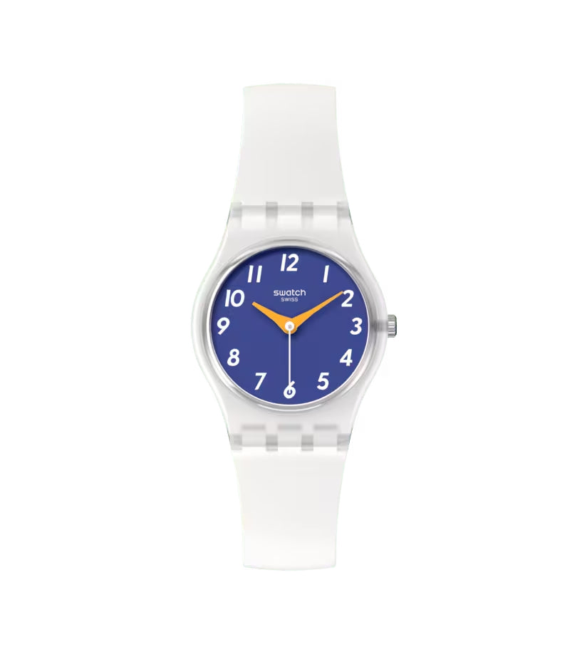 Orologio Donna Bambina Swatch The Gold Within You Numeri Quarzo Blu LE108