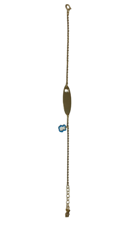Bracciale bimbo Nanan oro 9Kt con targhetta NGLD0049