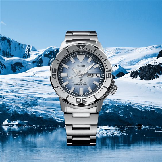Orologio Uomo Seiko Prospex Save The Ocean Automatico Solo Tempo Data SRPG57K1