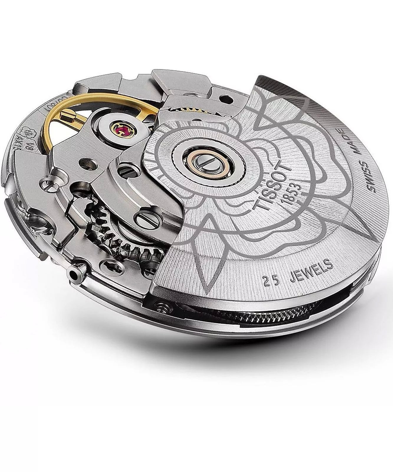 Orologio Tissot donna Lady Heart Powermatic 80 Open Heart Diamond T0502073711704