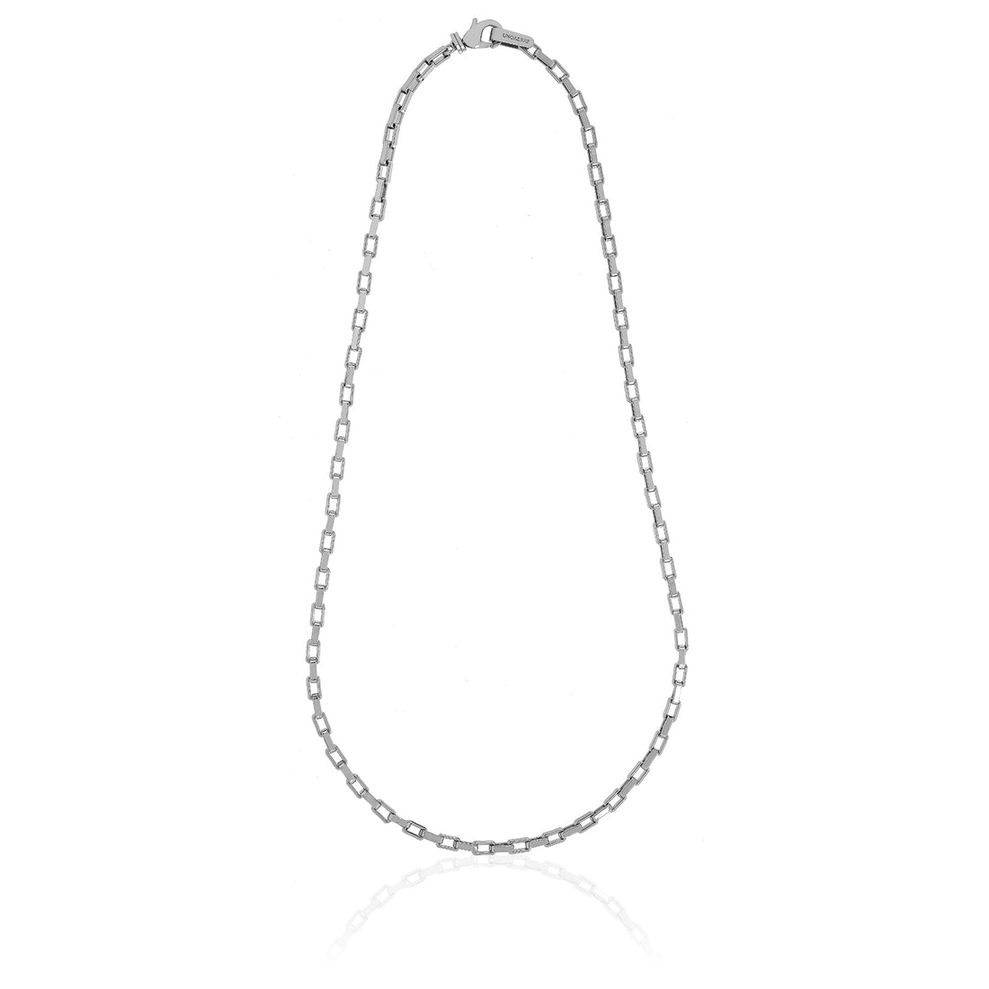 Collana Uomo Unoaerre Acciaio  Maglia Catena Forzatina 560845