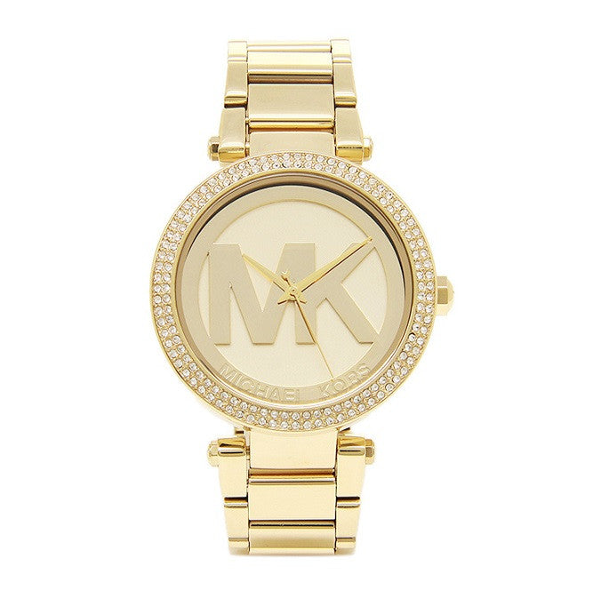 Orologio Donna Michael Kors Acciaio Dorato Zirconi Quarzo Solo Tempo MK5784