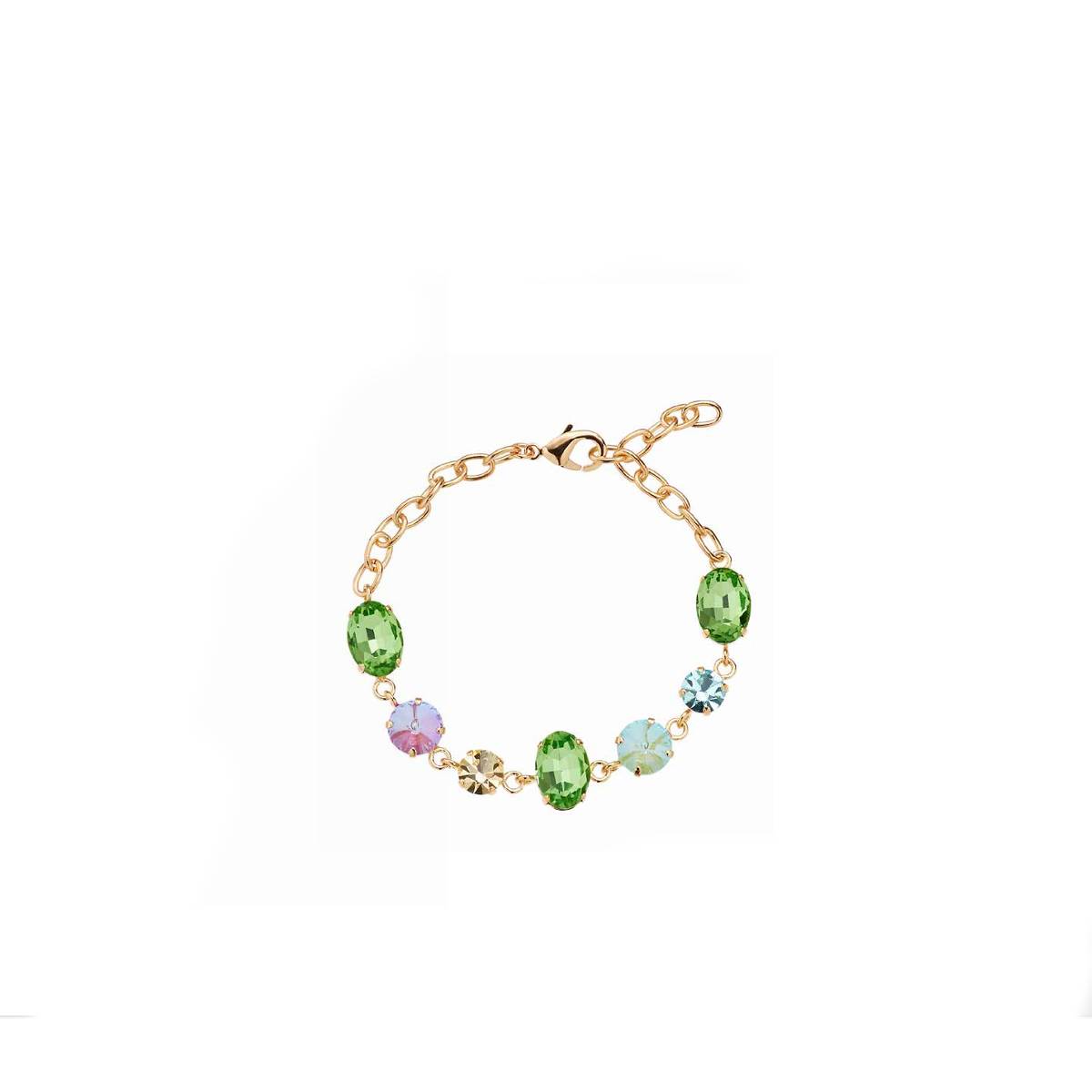 Bracciale Donna Ottaviani Bronzo Dorato Cristalli Colorati 500771B
