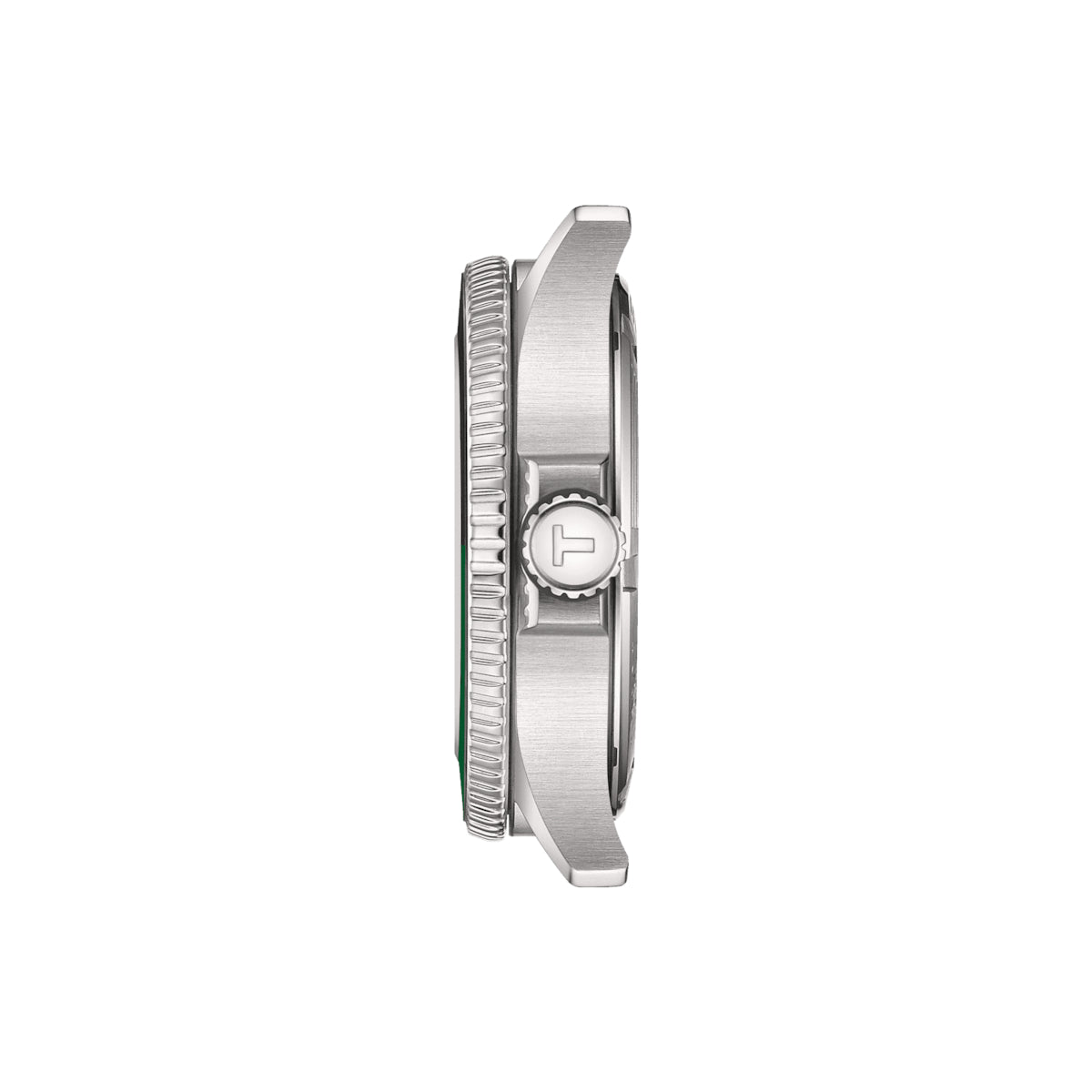 Orologio Uomo Tissot Seastar GMT Nero Verde Acciaio Data Quarzo T1208521105100